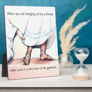 Das Hem von Seinem Garment Plaque Fotoplatte