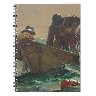 Das Heringnetz, 1885 (Öl auf Leinwand) Notizblock