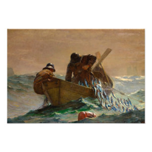 Das Heringsnetz von Winslow Homer Fotodruck