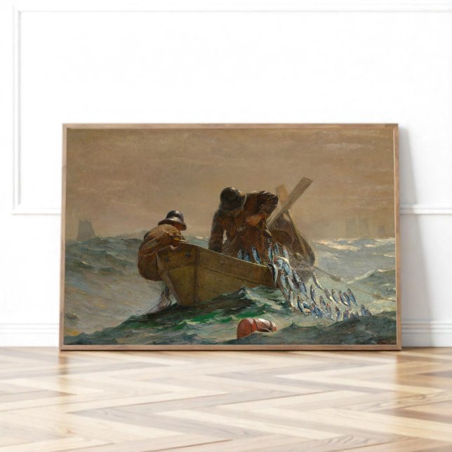 Das Heringsnetz, Winslow Homer Poster (Von Creator hochgeladen)