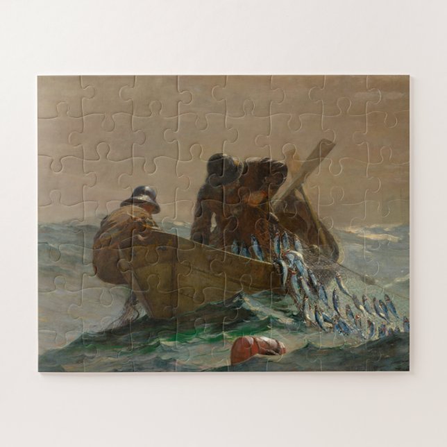 Das Heringsnetz, Winslow Homer Puzzle (Horizontal)