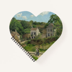 Das Hermitage bei Pontoise Camille Pissarro Notizbuch