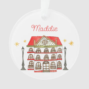 Das Herrenhaus - Personalisierbare Akrylverzierung Ornament