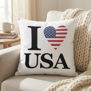 Das "Herz Amerikas" Quadrat-Kissen Kissen