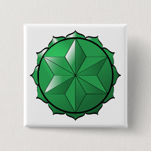 Das Herz Chakra Button
