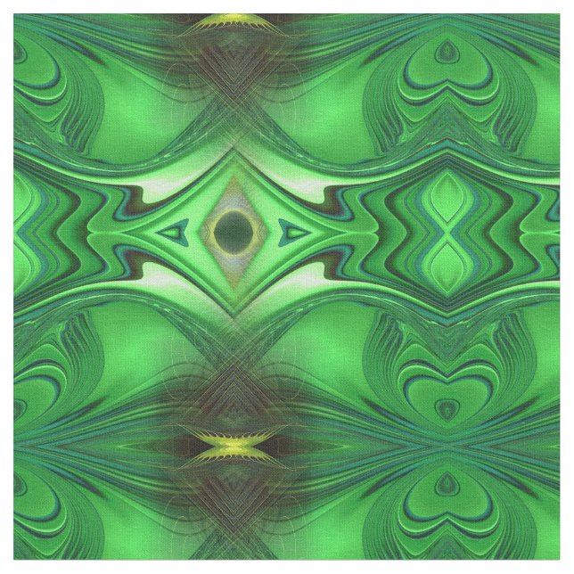 Das Herz Chakra Energy Large Repetiermuster Stoff (Nahaufnahme)