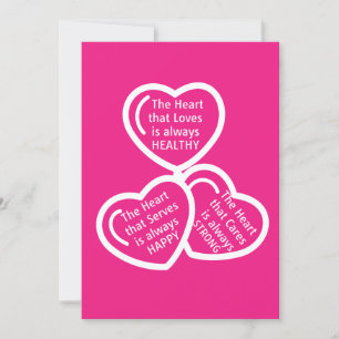 Das Herz, das Lieben Einladung