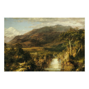 Das Herz der Anden von der Frederic Edwin Church Poster