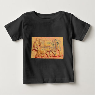 Das Herz der Herde: Elefantenportrait Baby T-shirt