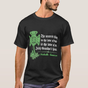 Das Herz-der Männer des irischen Großvaters die T-Shirt