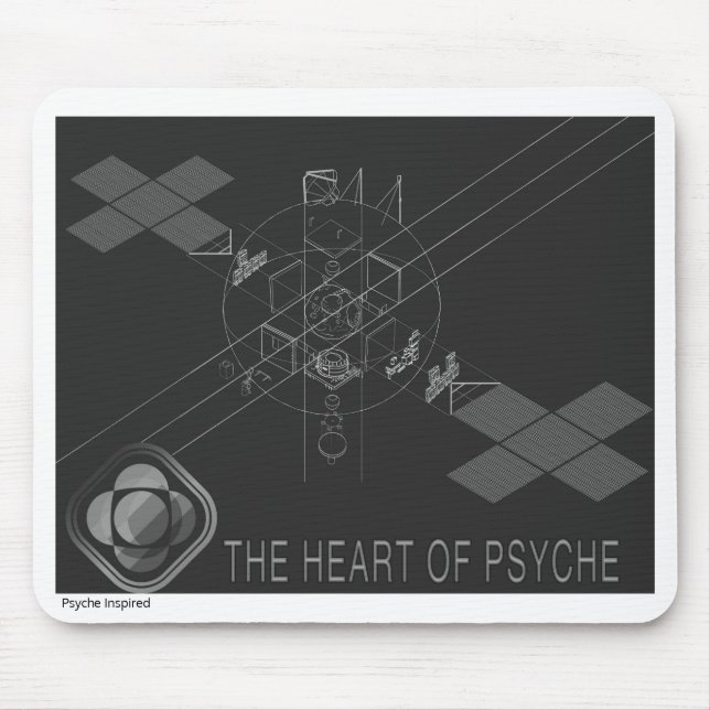 Das Herz der Psyche Mousepad (Vorne)
