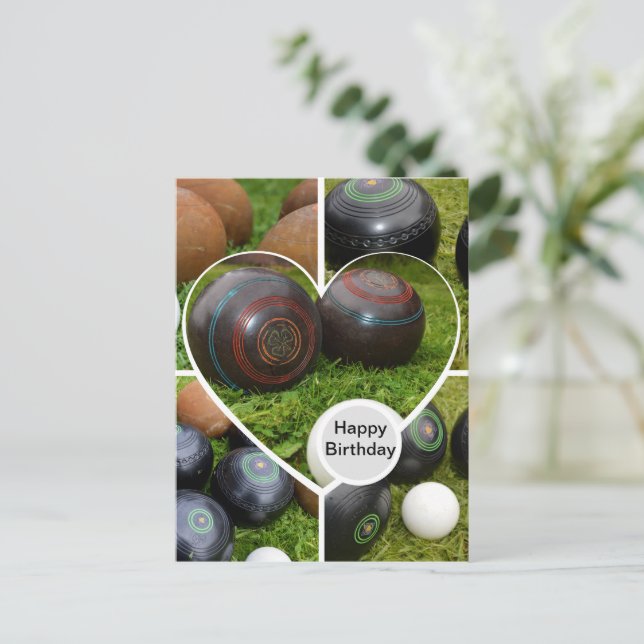 Das Herz der Rasenschüsseln: Eine Vintage FotoColl Postkarte (Stehend Vorderseite)