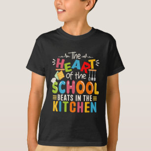 Das Herz der Schule schlägt beim Mittagessen T-Shirt