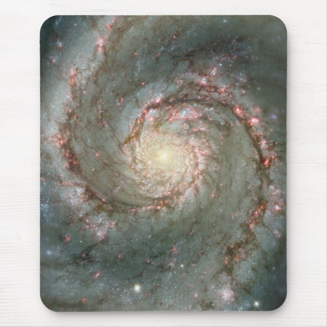 Das Herz der Strudel-Galaxie Mousepad (Vorne)