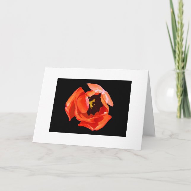 "Das Herz der Tulip" Karte (Vorderseite)