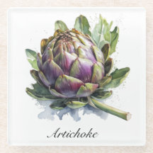Das Herz des Gartens: Artichoke in Wasserfarbe