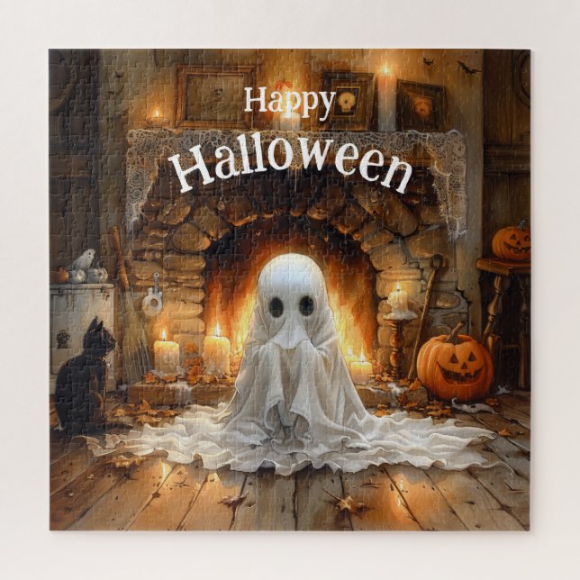 Das Herz des Hunts Halloween Puzzle (Vertikal)