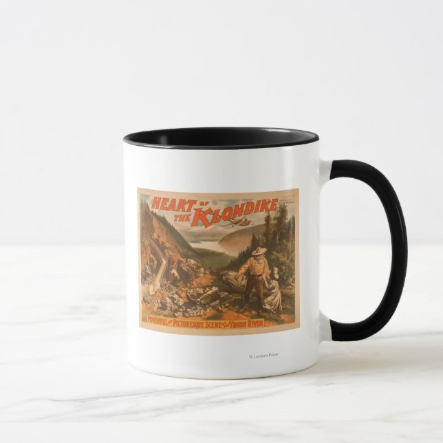 Das Herz des Klondike Goldene Bergbautheaters 2 Tasse (Rechts)