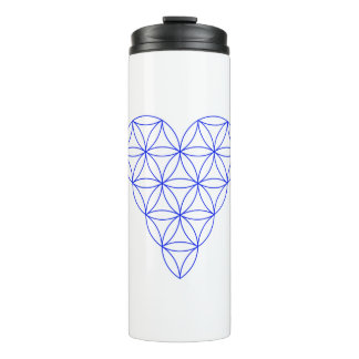 Das Herz des Lebens - blau/verkabelt.01 Thermosbecher