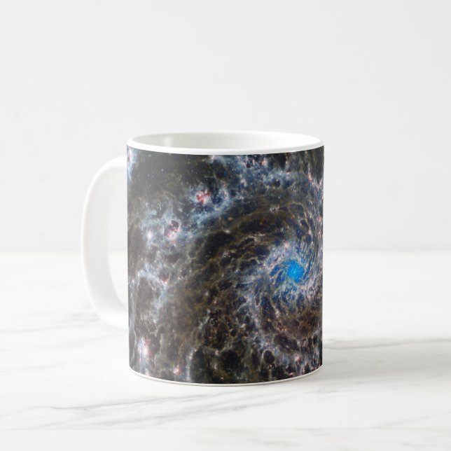 Das Herz des Messiers 74 Kaffeetasse (Vorderseite Links)