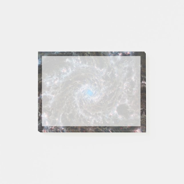 Das Herz des Messiers 74 Post-it Klebezettel (Vorderseite)