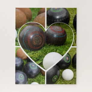 Das Herz des Rasenkegelsports: Eine Vintage-Fotoco Puzzle