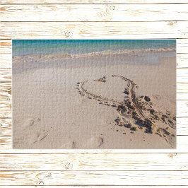 Das Herz des Sandpuzzles Puzzle