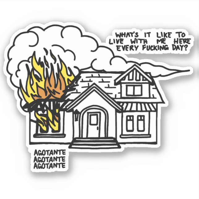 Das Herz des Todes Aufkleber (Vorderseite)