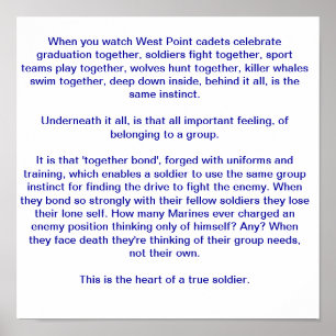 Das Herz eines wahren Soldaten Poster