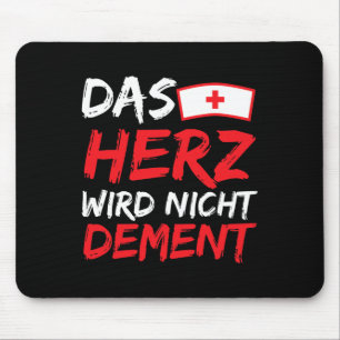 Das Herz" Nicht Dement Heimerheimer Sprichwort Alt Mousepad