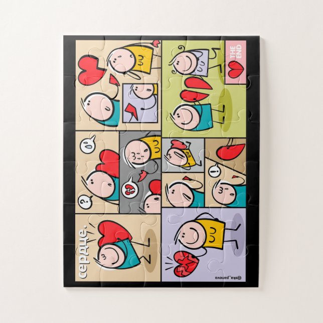 Das Herz Puzzle (Vertikal)