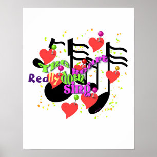 Das Herz singt wirklich Poster