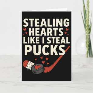 Das Herz stehlen wie ich Pucks am Valentinstag ste Karte