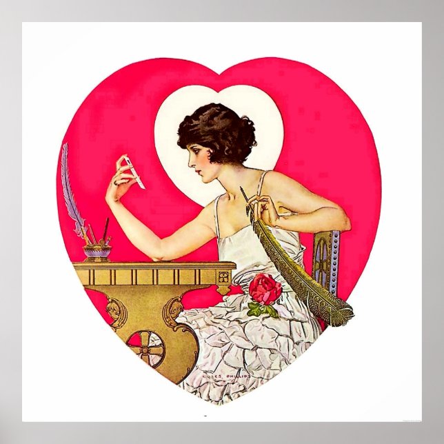 Das Herz von C. Coles Phillips Poster (Vorne)
