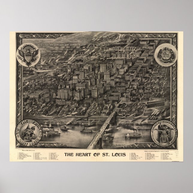 Das Herz von St. Louis, 1907 Poster (Vorne)