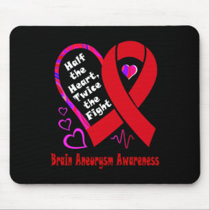 Das Herz zweimal die Bekämpfung des Gehirnaneurysm Mousepad
