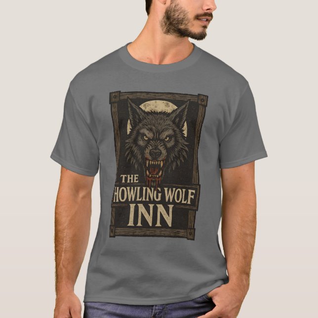DAS HEULENDE WOLF INN T-Shirt (Vorderseite)