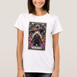 Das Hexen-Tarot mit einem schwarzen Hund T-Shirt