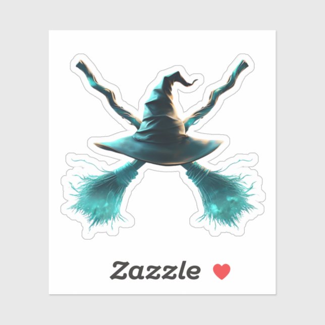 Das Hexenkreuz Aufkleber (Blatt)