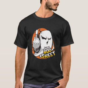Das hier ist ein Boo Sheet Funny Halloween Ghost T-Shirt