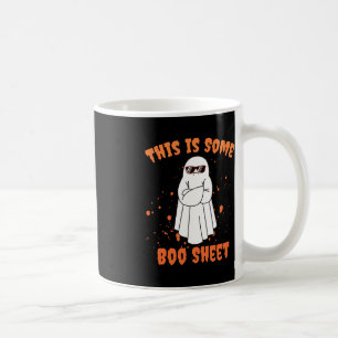 Das hier ist ein Boo Sheet Ghost Funny Halloween Kaffeetasse