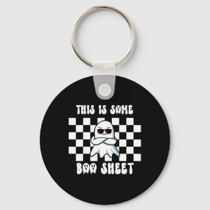 Das hier ist ein boo-Sheet Halloween Schlüsselanhänger