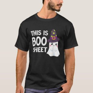 Das hier ist ein Bootsheet Funny Halloween Costume T-Shirt