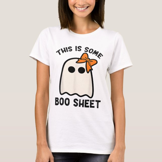 Das hier ist ein paar Boo-Sheet-Ghost-Kostüme Männ T-Shirt (Vorderseite)