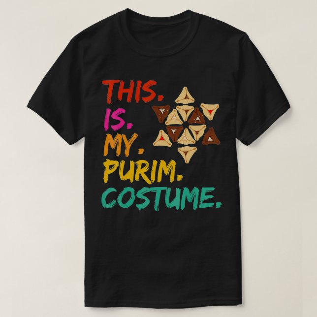 Das hier ist mein Purim Costume Jewish Hamantasche T-Shirt (Design vorne)