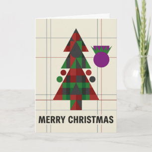 Das Highland-Raster: Bauhaus-Weihnachten Karte