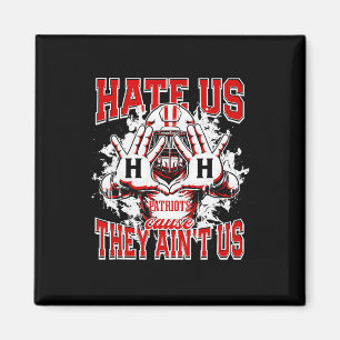 Das Hillcrest Patriots Logo hasst uns, weil sie ih Magnet