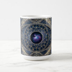 Das Himmlische Auge — Heilige Geometrie Zodiak Kos Kaffeetasse