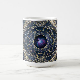 Das Himmlische Auge — Heilige Geometrie Zodiak Kos Kaffeetasse