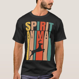 Das Hirsch ist mein Geist, das Tier rückwärts T-Shirt